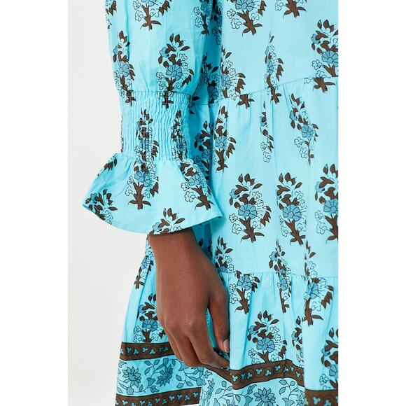 TUCKERNUCK Tropical Turquoise Bouquet Kenzo Coverup NWT  Size Medium - Picture 7 of 11